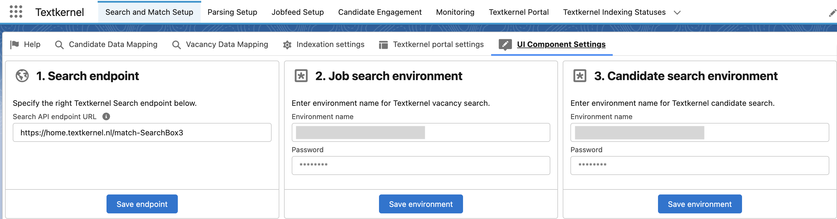 Search Configuration