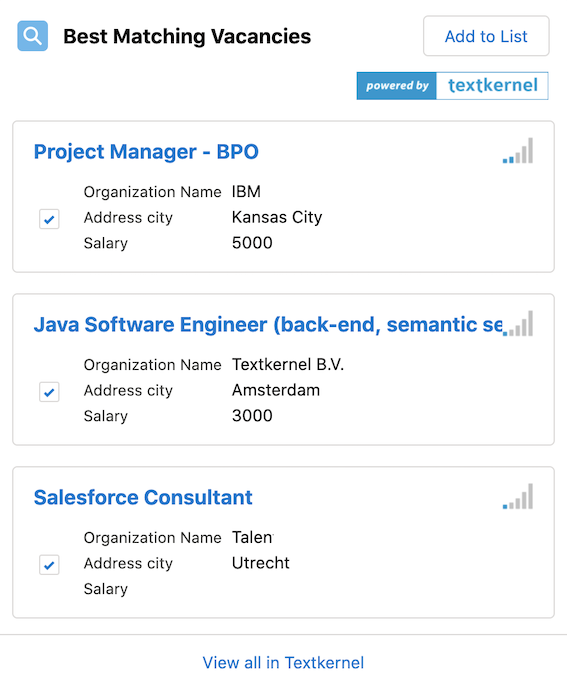 Automatch Vacancies