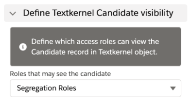 Candidate segregation rules