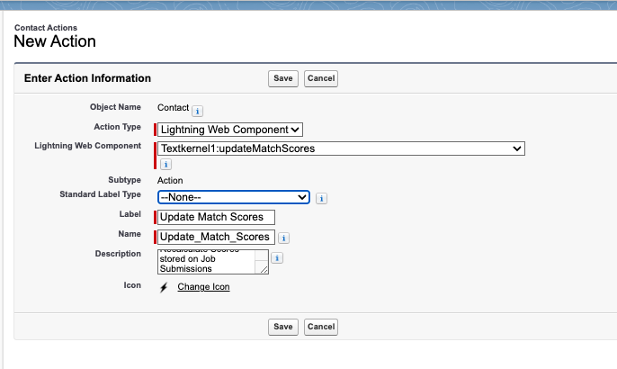 Score Data Model