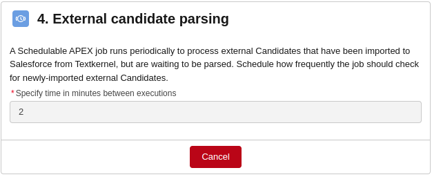 parsing schedule config