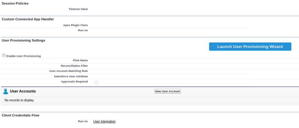 User provisioning